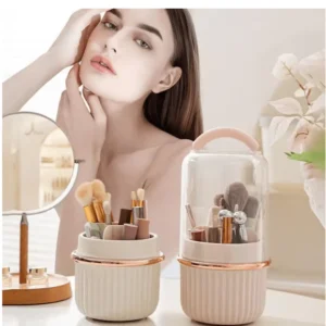 Rotating Brush Storage Bin